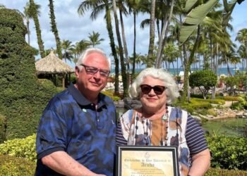 Aruba Tourism Authority Honors Mr. Eduard and Mrs. Rachel Samson as Goodwill Ambassadors at Hyatt Regency Aruba