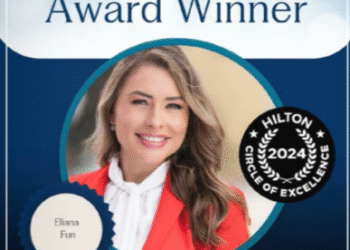 Eliana Fun Receives Hilton Excellence Award, Bringing Embassy Suites Aruba into the Global Spotlight