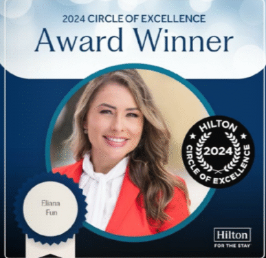 Eliana Fun Receives Hilton Excellence Award, Bringing Embassy Suites Aruba into the Global Spotlight