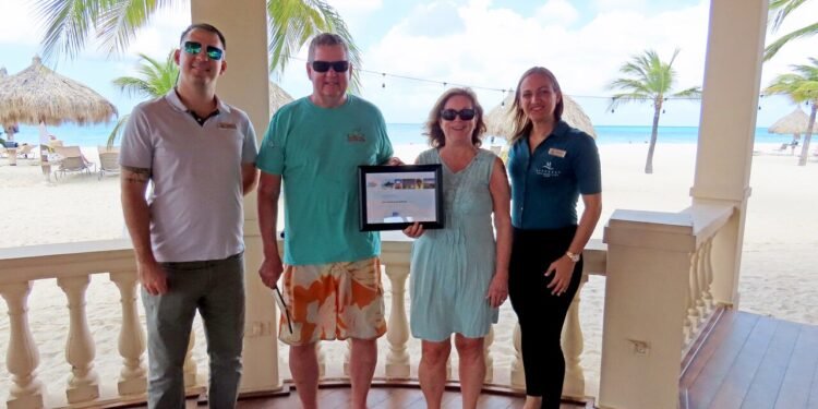 Aruba Tourism Authority Honors Loyal Visitors at Manchebo Beach Resort & Spa