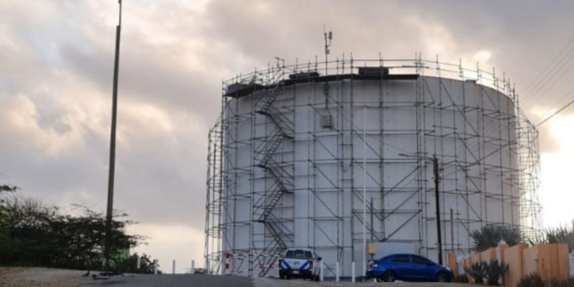 WEB Conducts Maintenance on Sero Preto Water Tank