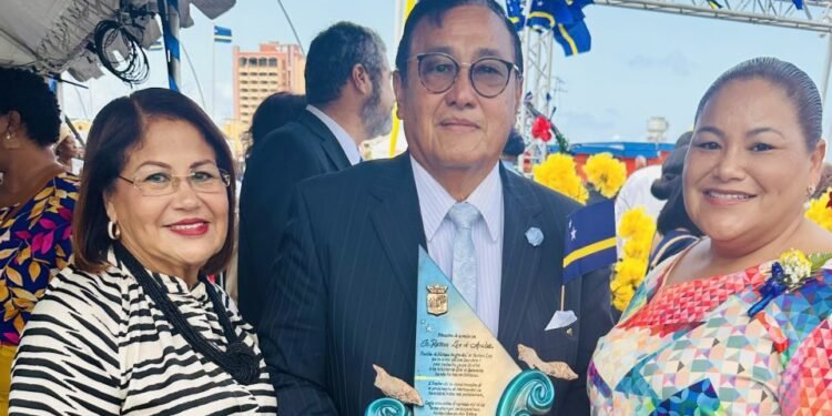 Shailiny Tromp-Lee Represents Aruba at Curaçao’s National Celebrations