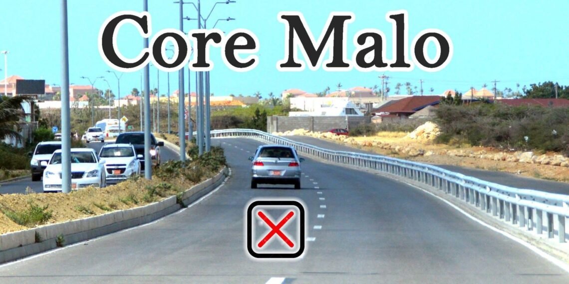 Aruba Police Urge Drivers to Keep Right on Two-Way Roads in 2025