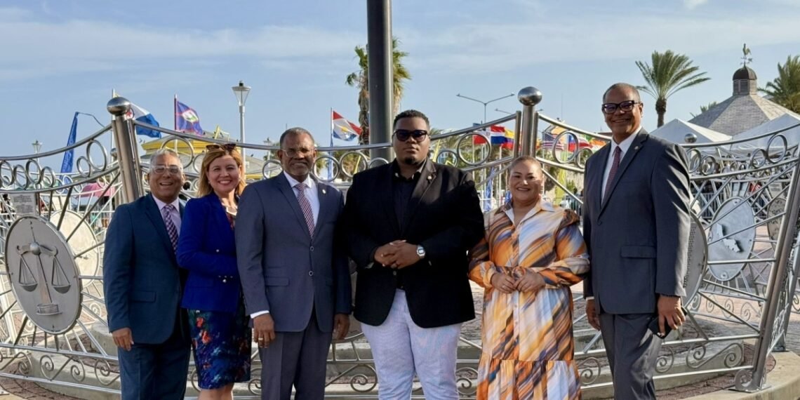 Shailiny Tromp-Lee Represents Aruba at Emancipation & Flag Day Celebrations in Curaçao