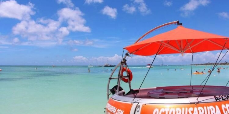 Floating Fun: Explore Aruba in an Aqua Donut with Octopus Aruba!