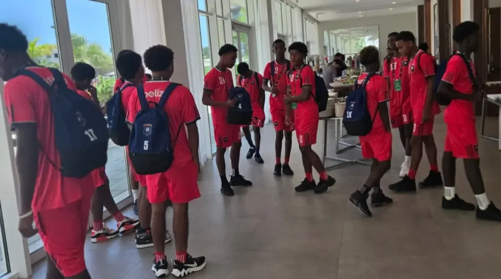 Belize’s U15 Boys Kick Off Regional Football Campaign Against Jamaica in Aruba
