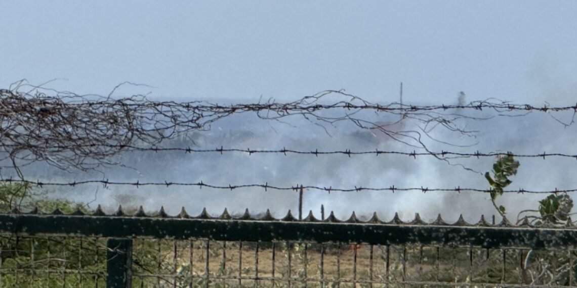 Firefighters Battle Large Blaze on Refinery Grounds in San Nicolas