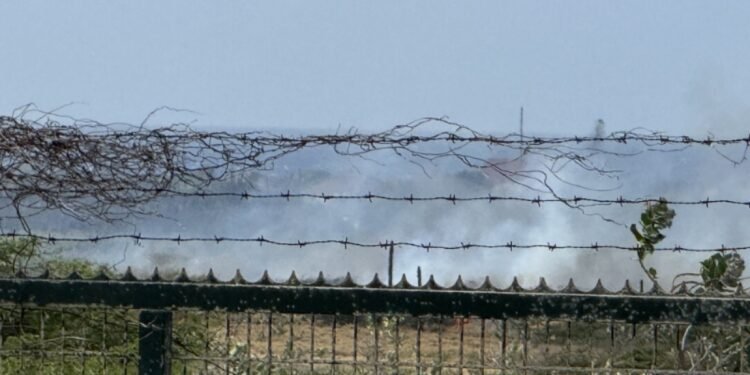 Firefighters Battle Large Blaze on Refinery Grounds in San Nicolas