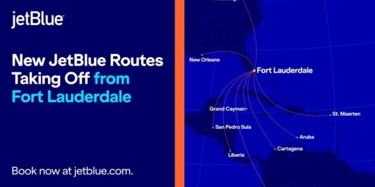 JetBlue Resumes Fort Lauderdale–Aruba Flights This December