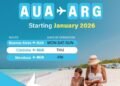 Aerolíneas Argentinas to Launch Direct Flights to Aruba in January 2026