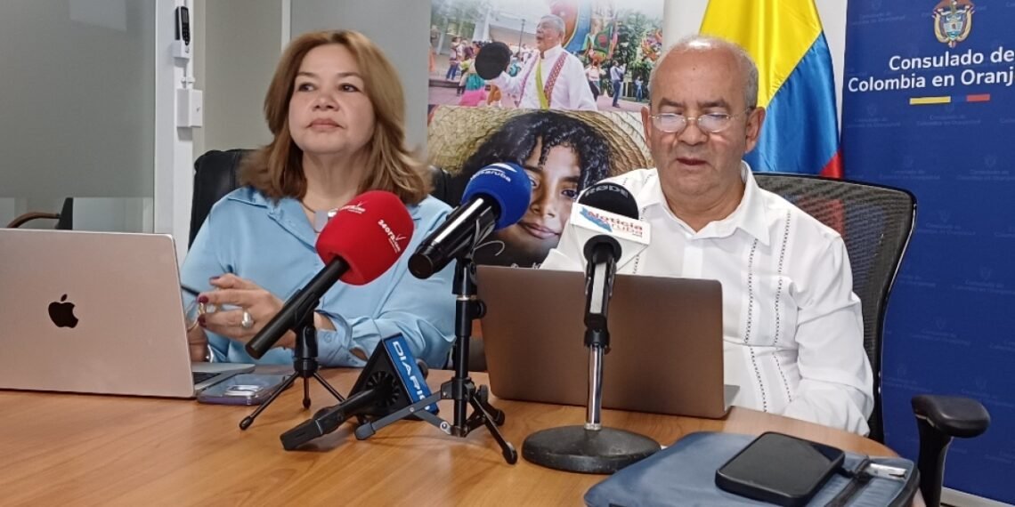 Colombian Consulate and UNHCR Sign Agreement with DIMAS to Support Migrant Regularization in Aruba