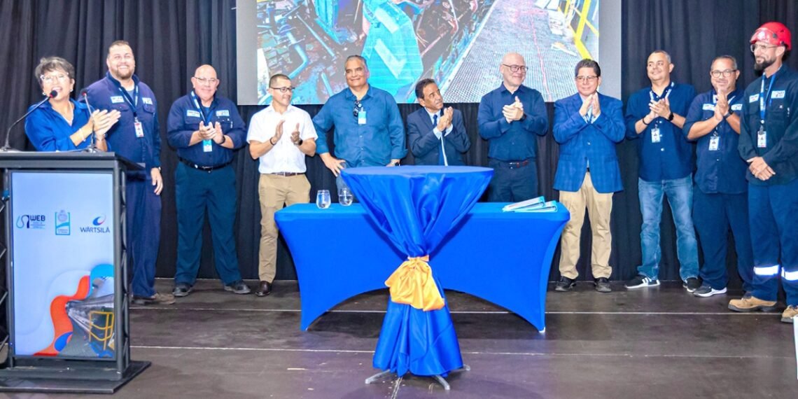 Wärtsilä Hands Over New DG-7 Diesel Generator to WEB Aruba