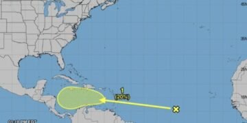 NOAA Monitoring Tropical Wave; Low (20%) Chance of Development Near Caribbean