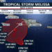 Tropical Storm Melissa Brings Rain to Parts of the Caribbean, Including Aruba