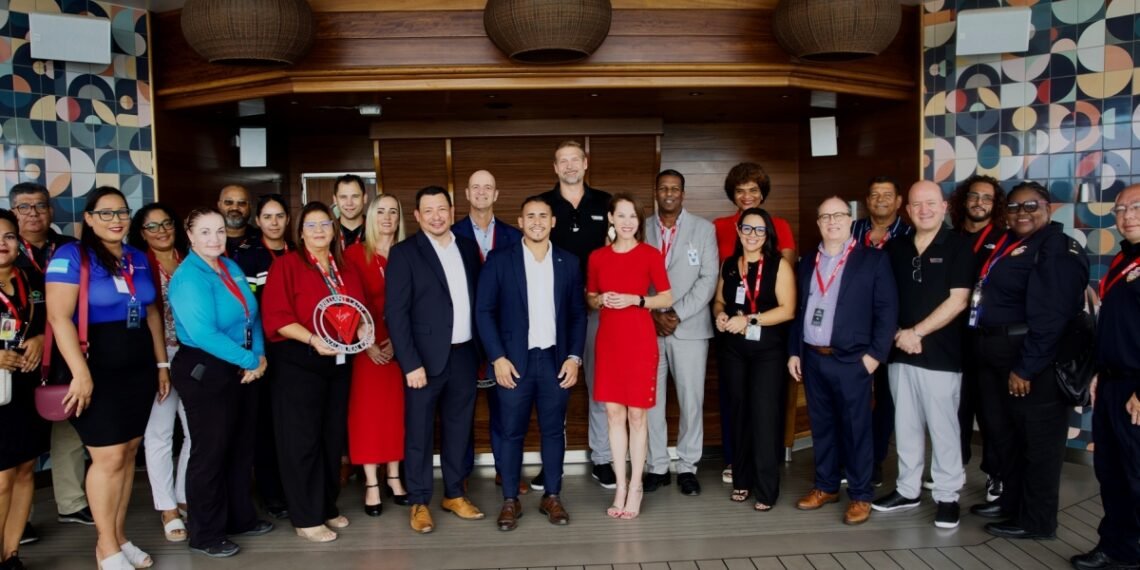 Aruba Tourism Authority and Aruba Ports Authority NV Welcome the Cruise Ship “Brilliant Lady”