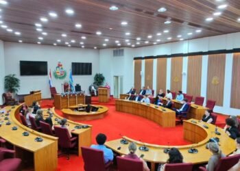 Students from the University of Aruba and Haagse Hogeschool Visit Parliament