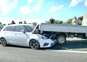 Significant Material Damage in Chain-Reaction Accident on Green Corridor