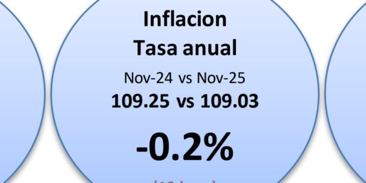 Consumer Price Index for November Declines by 0.1 Percent Compared to October