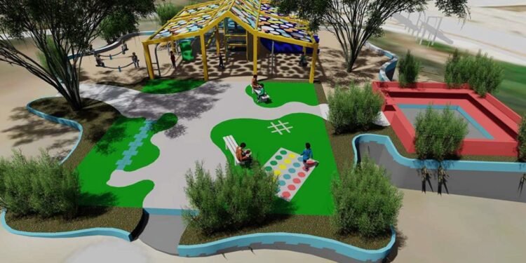 Major Progress in the Development of Lago Heights Park in San Nicolas, Aruba