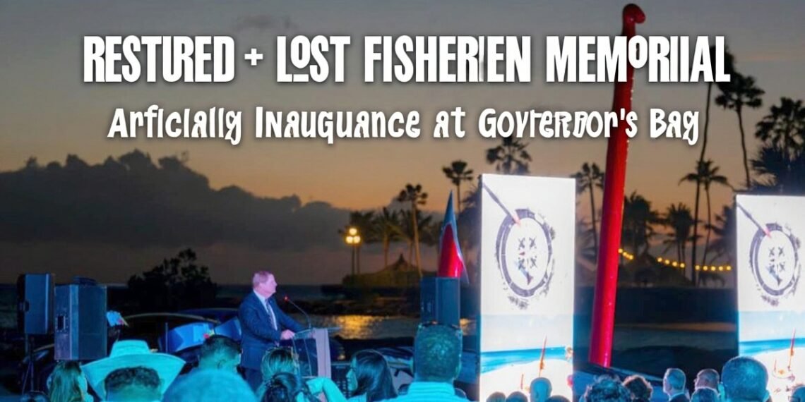 Restored Lost Fishermen Memorial Aruba Officially Inaugurated at Governor’s Bay