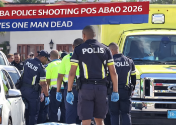 Aruba police shooting Pos Abao
