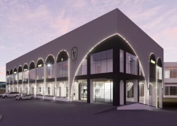 Discover commercial rental spaces at JPC Building Palm Beach Aruba, offering prime visibility, high traffic exposure, and a central location for businesses.