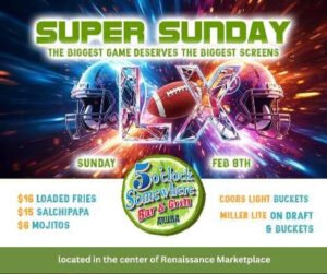 Super Bowl Sunday at Renaissance Marketplace Super Bowl Sunday
