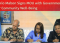 Bario Mabon Signs MOU with Government for Community Well-Being Bario Mabon Signs MOU with Government for Community Well-Being