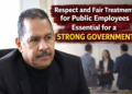 Respect and Fair Treatment for Public Employees Essential for a Strong Government Respect for Public Employees Key to Efficient Government – Ing. Carlos Bermude
