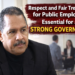Respect for Public Employees Key to Efficient Government – Ing. Carlos Bermude