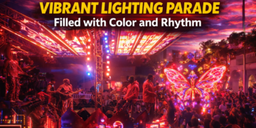 San Nicolas Celebrates Vibrant Lighting Parade with Color and Rhythm