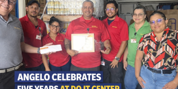Angelo Celebrates Five Years at Do It Center