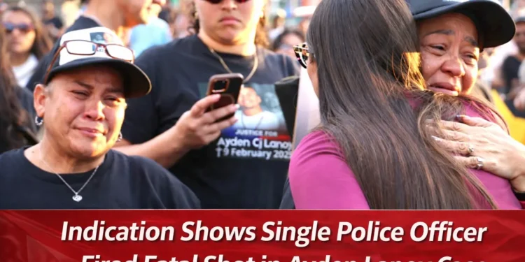 Single Police Officer Fatal Shot