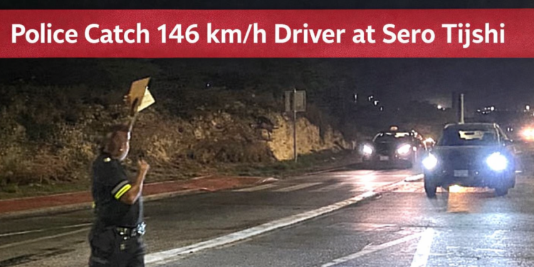 Police Catch 146 km/h Driver at Sero Tijshi 146 km/h Driver