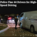 Police Fine 44 Drivers for High-Speed Driving Police Fine 44 Drivers for High-Speed Driving