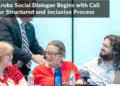 Aruba Social Dialogue Begins with Call for Structured and Inclusive Process Government, unions and stakeholders meet in Oranjestad