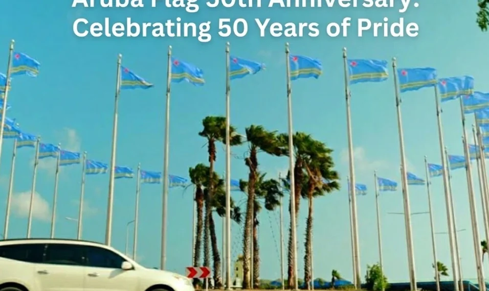 Aruba Flag 50th Anniversary: Celebrating 50 Years of Pride Aruba Flag 50th Anniversary.