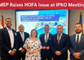 MEP Raises HOFA Issue at IPKO Meetings