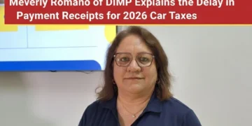 Meverly Romano of DIMP Explains the Delay in Payment Receipts for 2026 Car Taxes Explains the Delay in Payment Receipts for 2026 Car Taxes