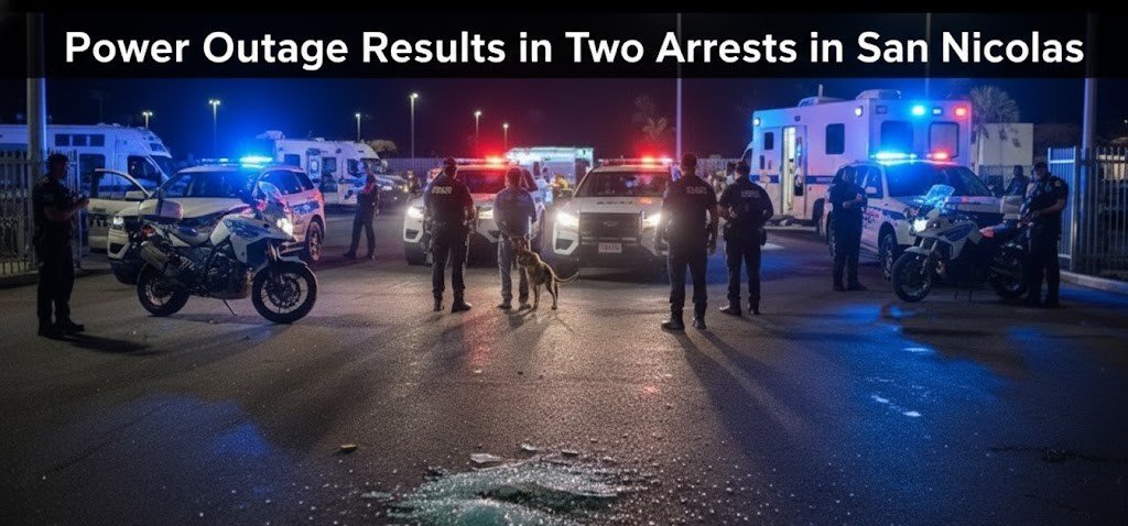 Power Outage Results in Two Arrests in San Nicolas Power Outage Results in Two Arrests in San Nicolas