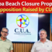 Aruba beach closure proposal opposition