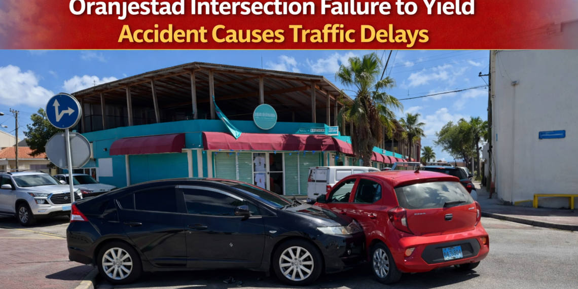 Oranjestad Intersection Failure to Yield Accident