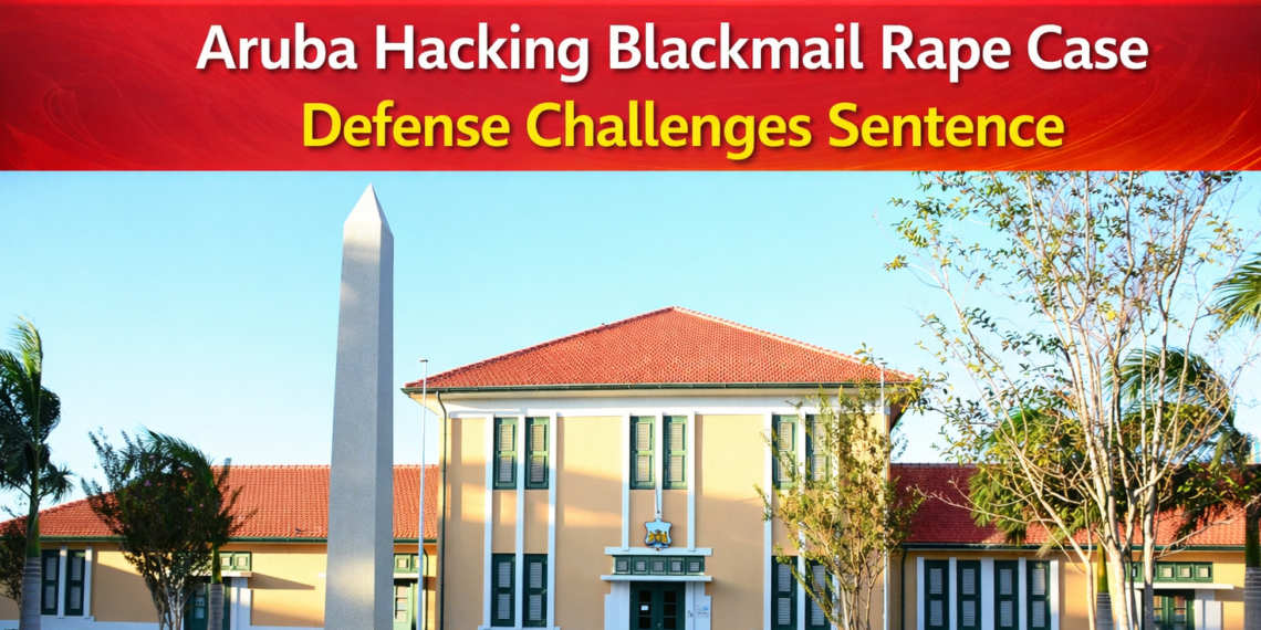 Aruba hacking blackmail rape case defense
