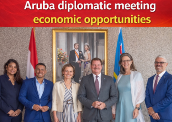 Aruba diplomatic meeting economic opportunities