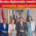 Diplomatic Meeting Opens New Economic Opportunities for Aruba Aruba diplomatic meeting economic opportunities