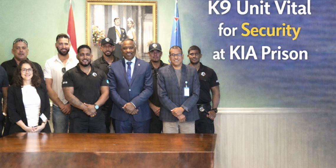 K9 Unit Vital for Security at KIA Prison KIA Prison K9 Unit Aruba