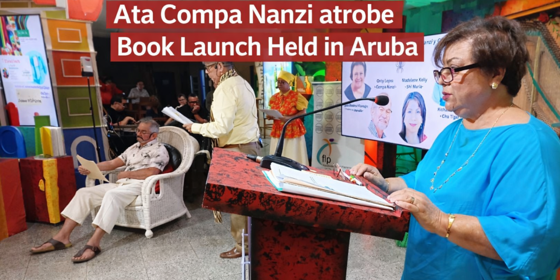 Ata Compa Nanzi atrobe Book Launch Held in Aruba Ata Compa Nanzi atrobe book launch Aruba