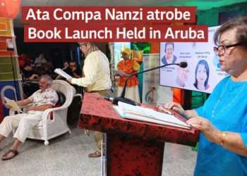 Ata Compa Nanzi atrobe book launch Aruba