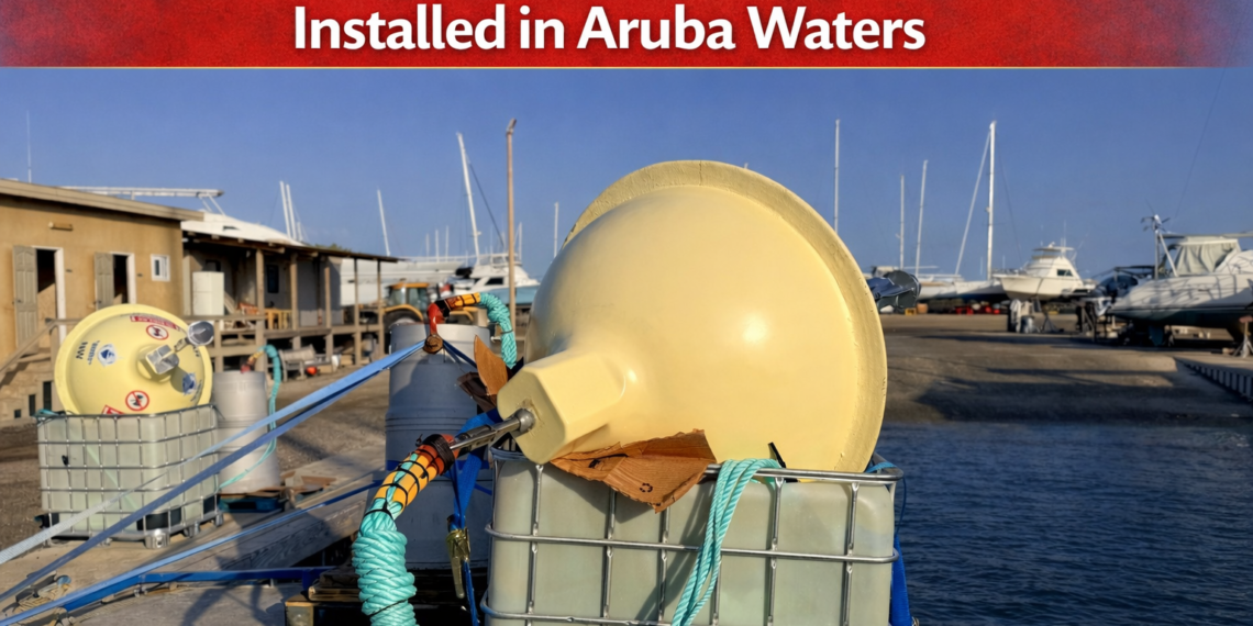 Fish Aggregating Device Installed in Aruba Waters