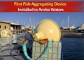 Fish Aggregating Device Installed in Aruba Waters
